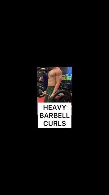 70kg HEAVY BICEP CURLS #shorts