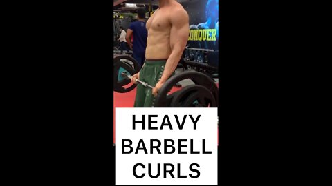 70kg HEAVY BICEP CURLS #shorts