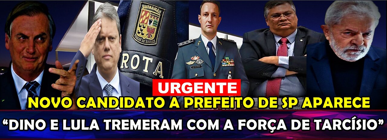 URGENTE MANIFESTAÇÃO EM TODO PAÍS SAI EM APOIO A TARCÍSIO “FLÁVIO DINO TREMEU PARA GOVERNADOR DE SP”