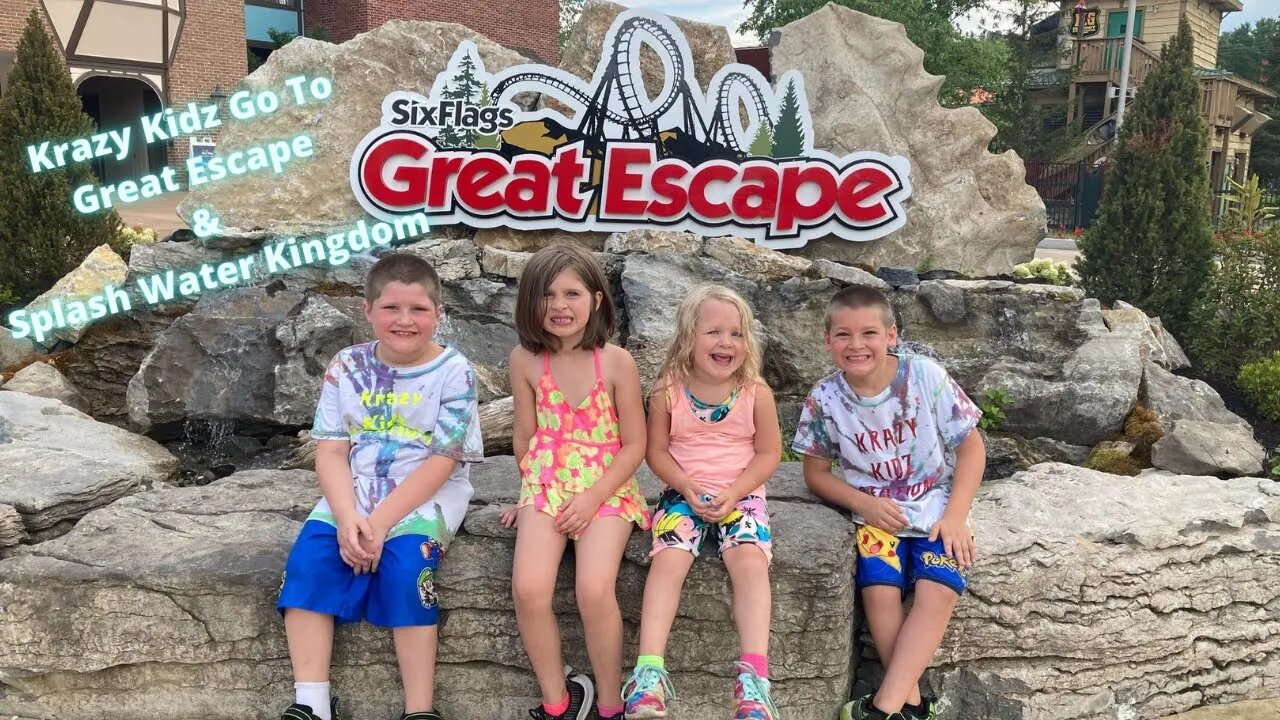 Krazy Kidz Go To Great Escape in Queensbury, NY! | Krazy Kidz Creations