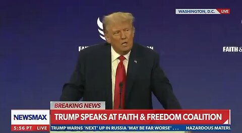 TRUMP 24-28 DICE ESTADOS UNIDOS ES UNA NACIÓN DE FE POR ESO SOMOS FUERTES