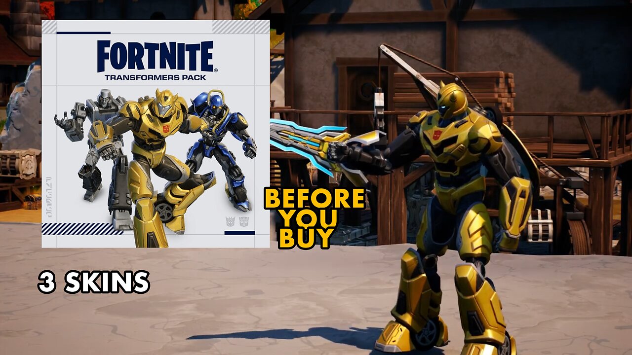 TRANSFORMERS PACK REVIEW | BEFORE YOU BUY (Fortnite X Transformers)