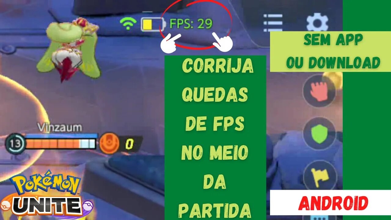 COMO EVITAR QUEDA DE FPS NA PARTIDA DO POKÉMON UNITE