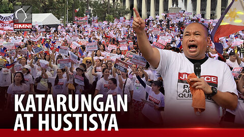 FULL SPEECH | Nandito tayo para igiit ang katarungang panlipunan at hustisya —Ka Eric