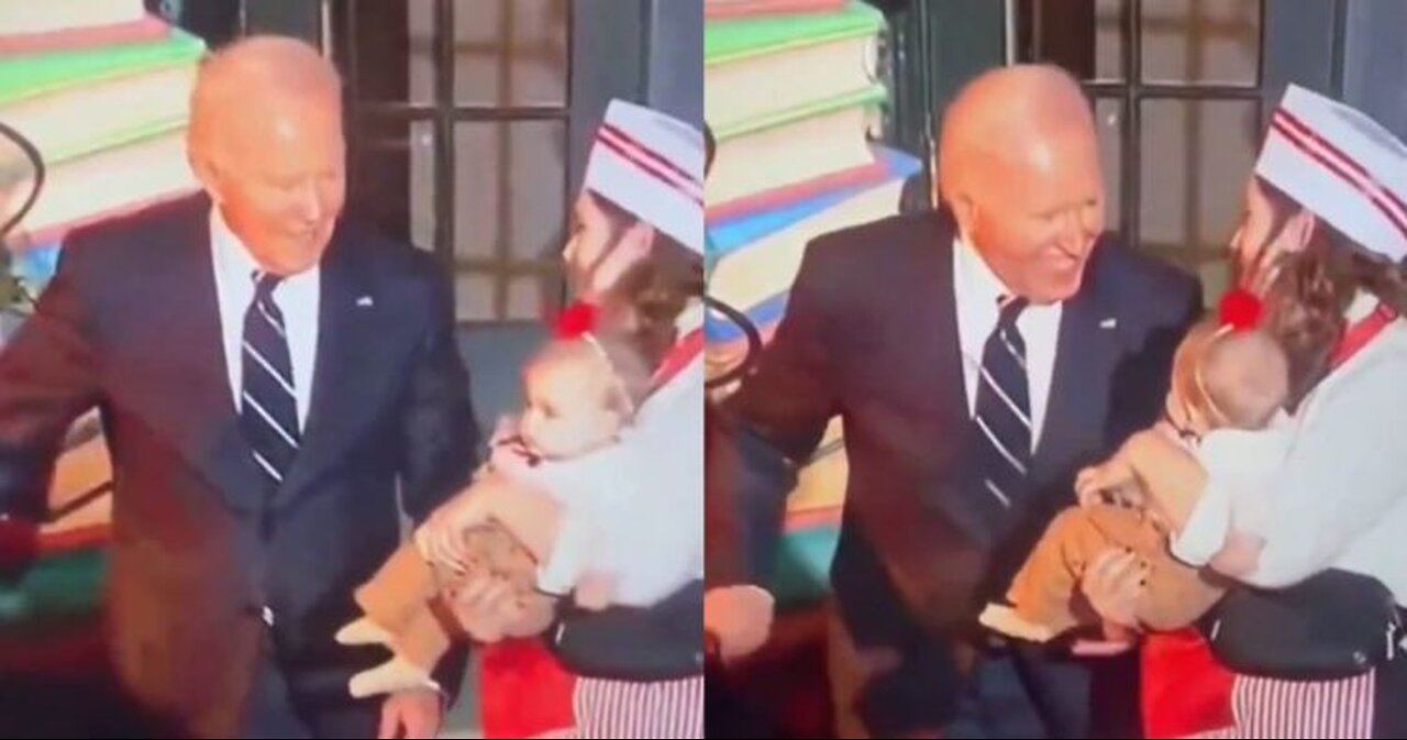 See It Biden Sucks Babies’ Feet During White House Halloween Event