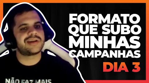 Formato que subo minhas campanhas - Dia 3 | Cortes do Berger