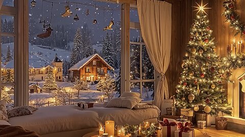 ❄️🎄🎶 Beautiful Snowy Christmas Ambience Instrumental Christmas Music