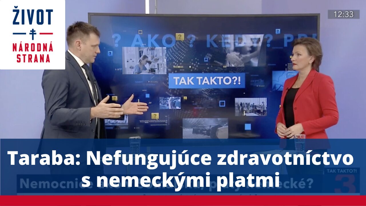 Taraba: Nefungujúce zdravotníctvo s nemeckými platmi