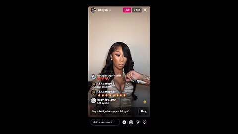 Lakeyah On Ig Live 07/07/2023