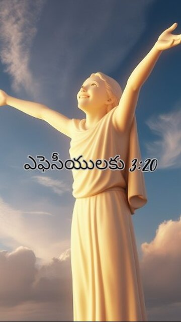 ఎఫెసీయులకు 3:20 - మనలో కార్యసాధకమైన తన శక్తి చొప్పున మనము అడుగువాటన్నిటికంటెను...