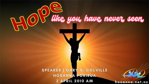 Good Friday 2010 (Gary Colville) | Hosanna Porirua