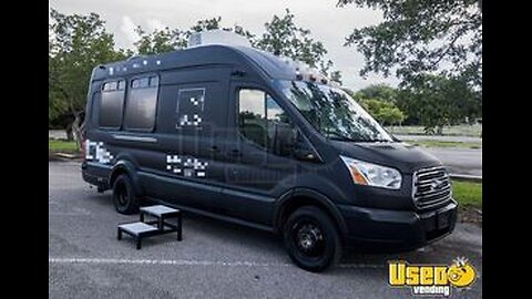 2017 Ford Transit 350 High Roof Mobile Barbershop Van | Hair Salon Truck For Sale in Florida