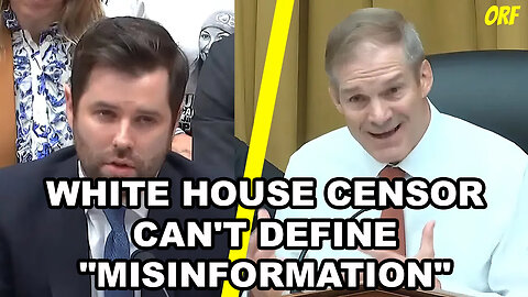 Joe Biden and Kamla Harris White House Censor Can't Define "Misinformation"