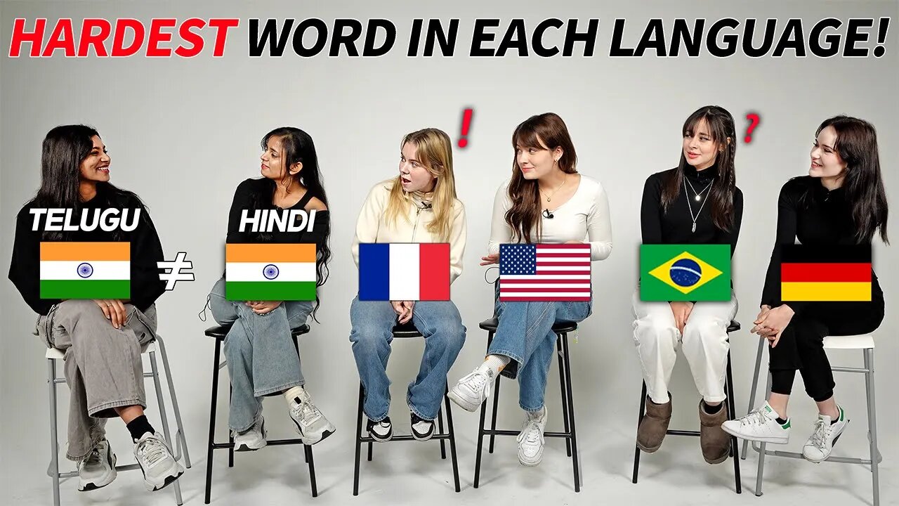 People Try The Hardest Word From Each Language! Can you pronounce it?