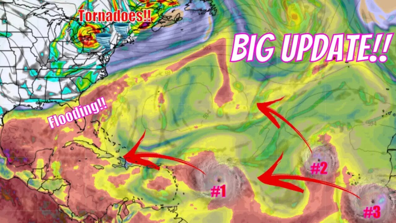 Tracking 3 Tropical Waves Towards The Caribbean! - The Weatherman Plus