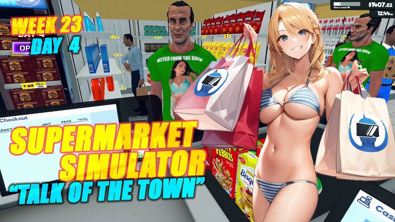 Supermarket Simulator Triggered Insaan,Live market simulator,gameplay,sim