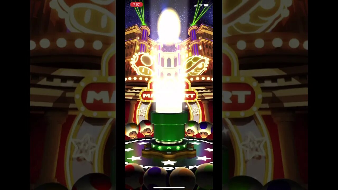 Mario Kart Tour - Fire 10 Gold Pipe Pull (Los Angeles Tour) #Shorts