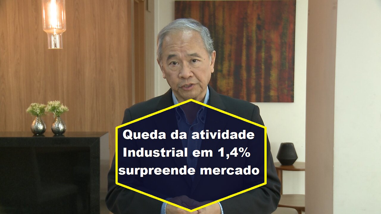 Mercado surpreso com a queda da atividade industrial