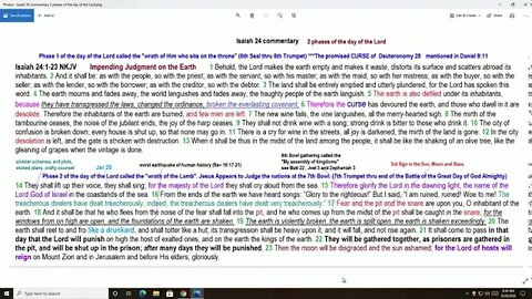 Isaiah 24 commentary 2 phases of the day of the Lord