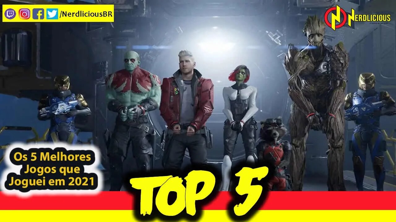 🔝 TOP 5! Os 5 MELHORES JOGOS que EU JOGUEI em 2021. Confira!