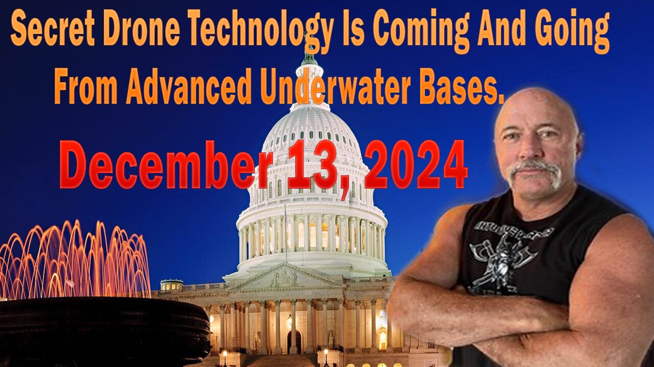 Secret Drone Technology Is Coming And Going From Advanced Underwater Bases# December 13,2024