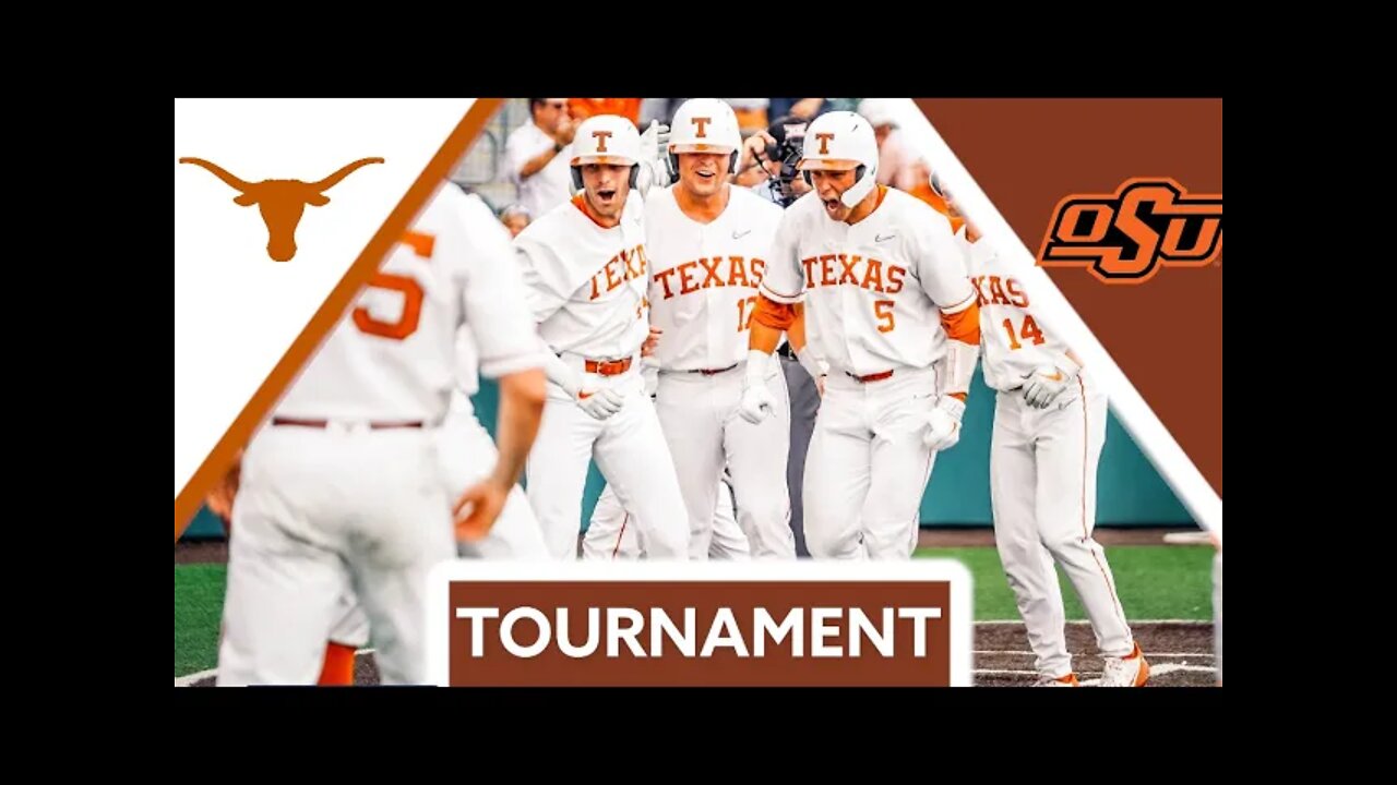 #5 Texas vs #4 Oklahoma State | Big 12 Tournament | 2022 College Baseball Highlights