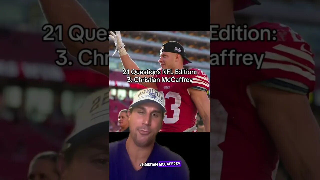 CHRISTIAN MCCAFFREY IS AWESOME #shorts