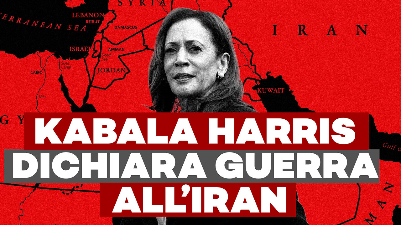 umiliata in Ucraina e impantanata nel Pacifico KABALA HARRIS DICHIARA GUERRA ALL’IRAN