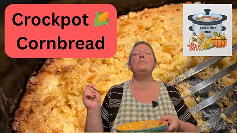 Crockpot Cornbread #crocktober