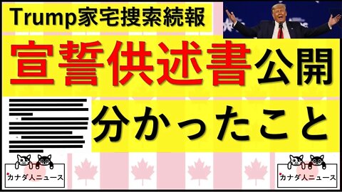 8.26 宣誓供述書公開された！