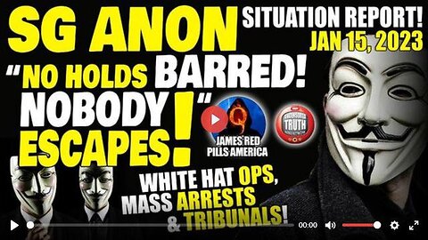 SG ANON SITUATION UPDATE! 'NO HOLD BARRED! NOBODY ESCAPES!' WHITE HAT OPS, MASS ARRESTS & TRIBUNALS!