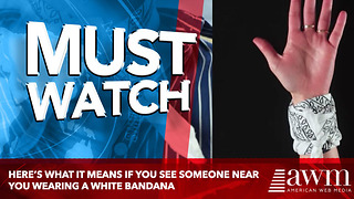 Here’s What It Means If You See Someone Near You Wearing A White Bandana
