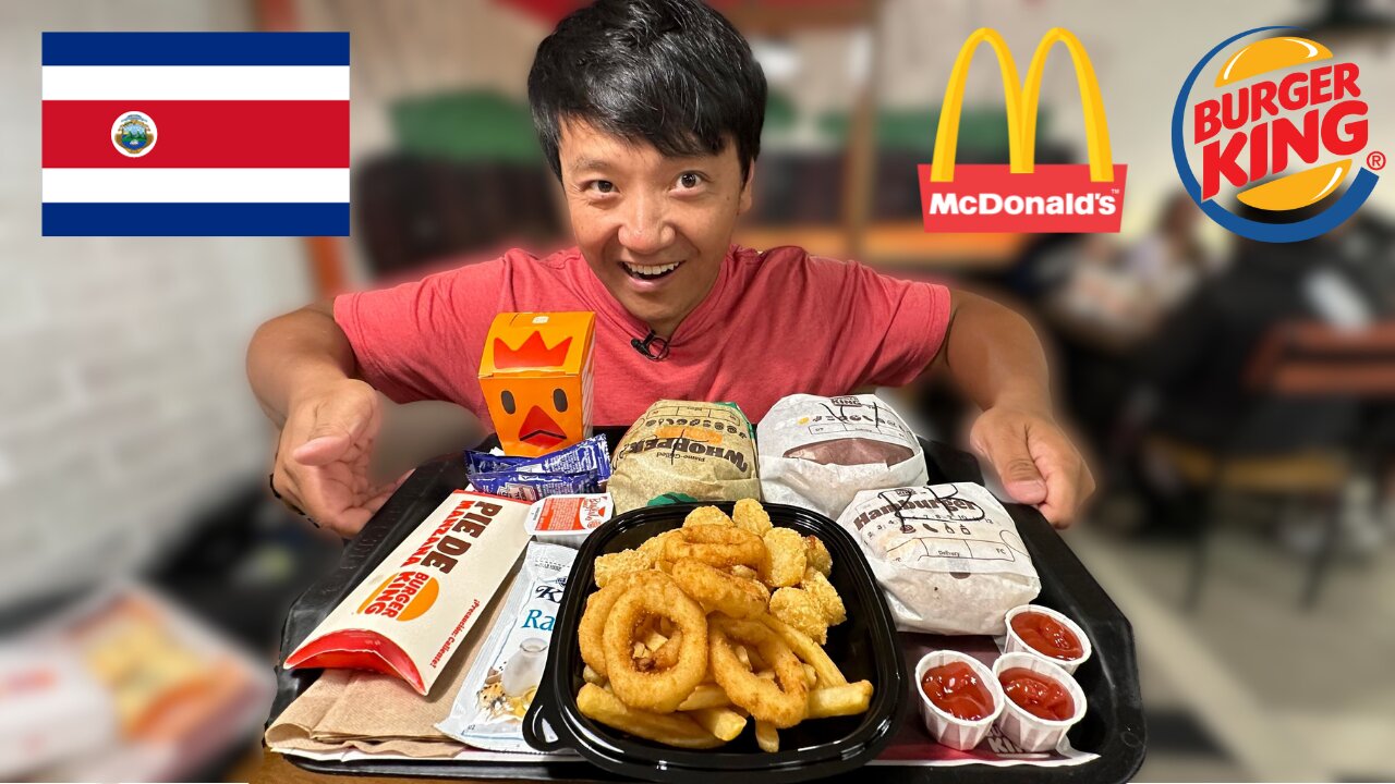 Tasting McDonalds Items I've NEVER Tried in Costa Rica