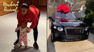 Ne-Yo & Crystal's Daughter Isabella Tries To Dance Like Daddy! 💃🏾