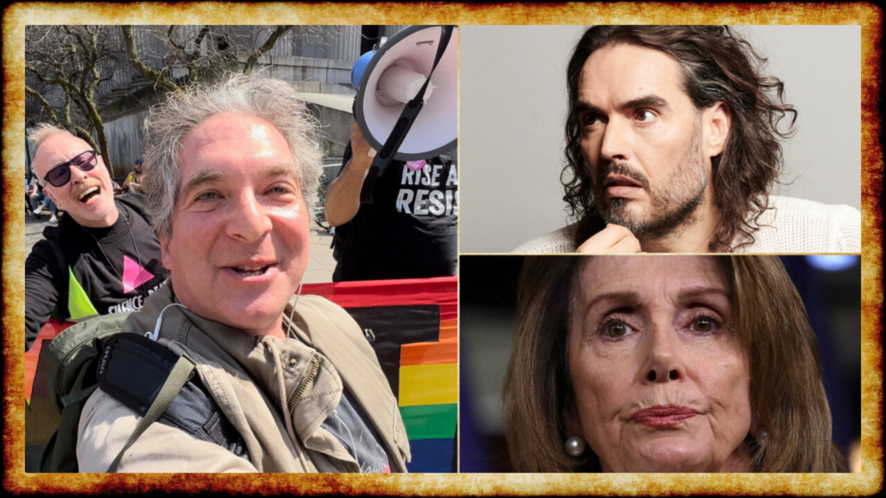 Libs FREAK OUT at Trump Arraignment, Pelosi TRASHED by Protestors, Russell Brand RED PILLS Maher