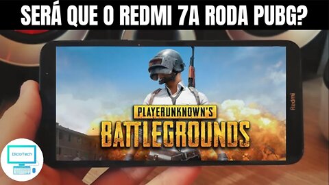 JOGANDO PUBG NO XIAOMI REDMI 7A - Teste de Desempenho