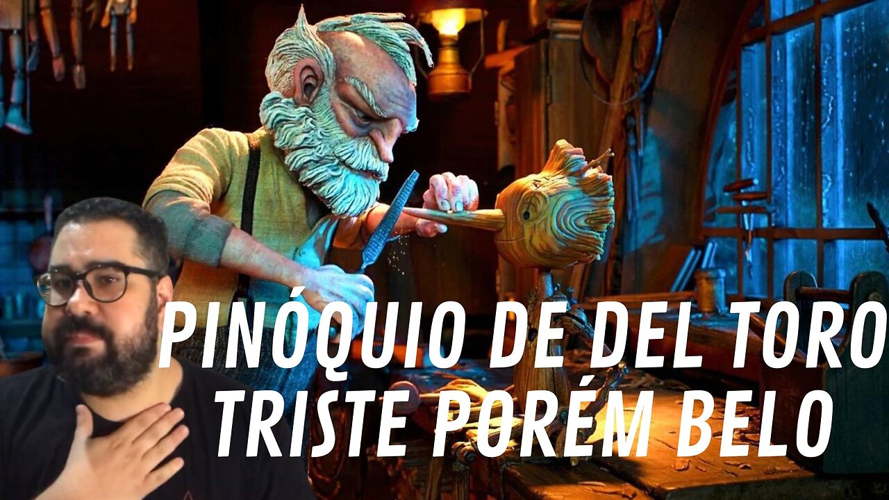 PINÓQUIO DE GUILLERMO DEL TORO A GRANDE ANIMAÇÃO DO ANO NA NETFLIX EMOCIONA E ENCANTA.