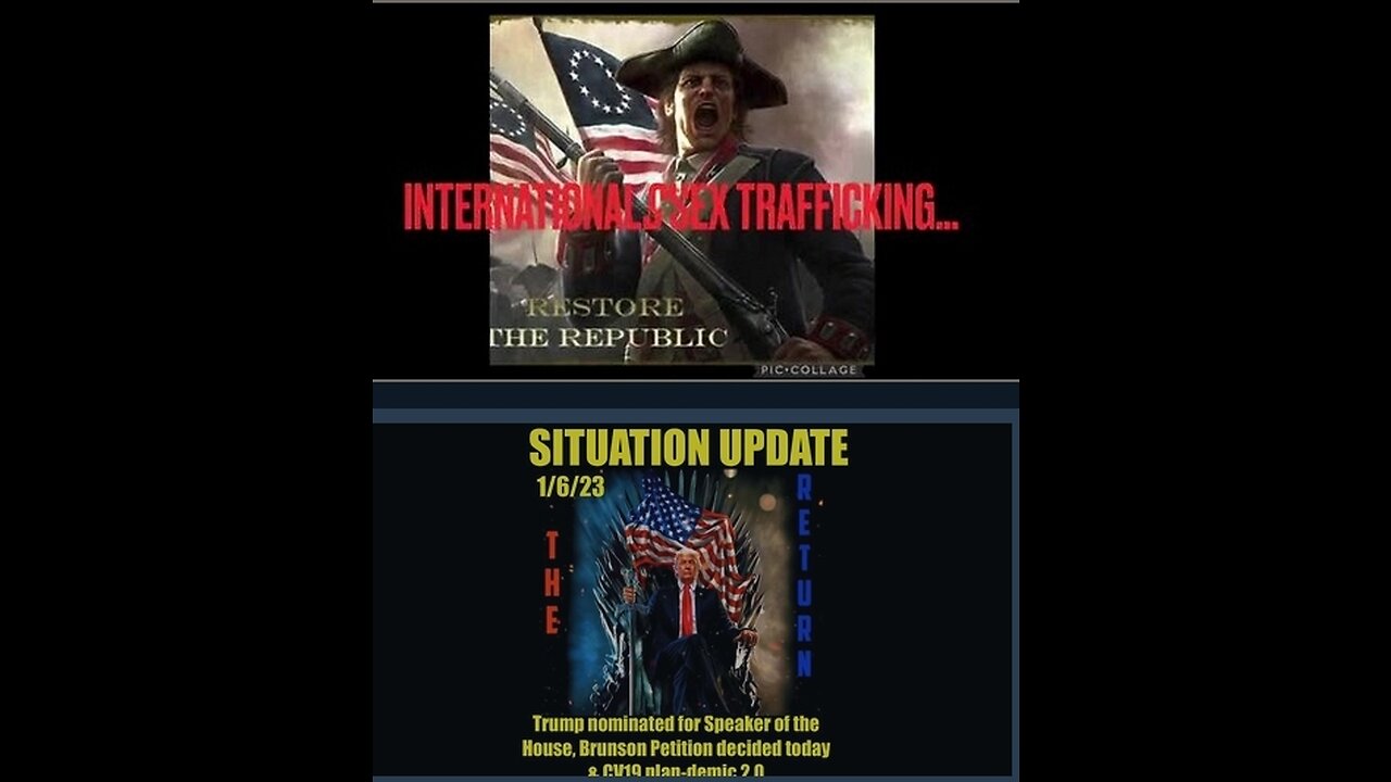 — SITUATION UPDATE 1/6/23 — by WE THE PEOPLE NEWS