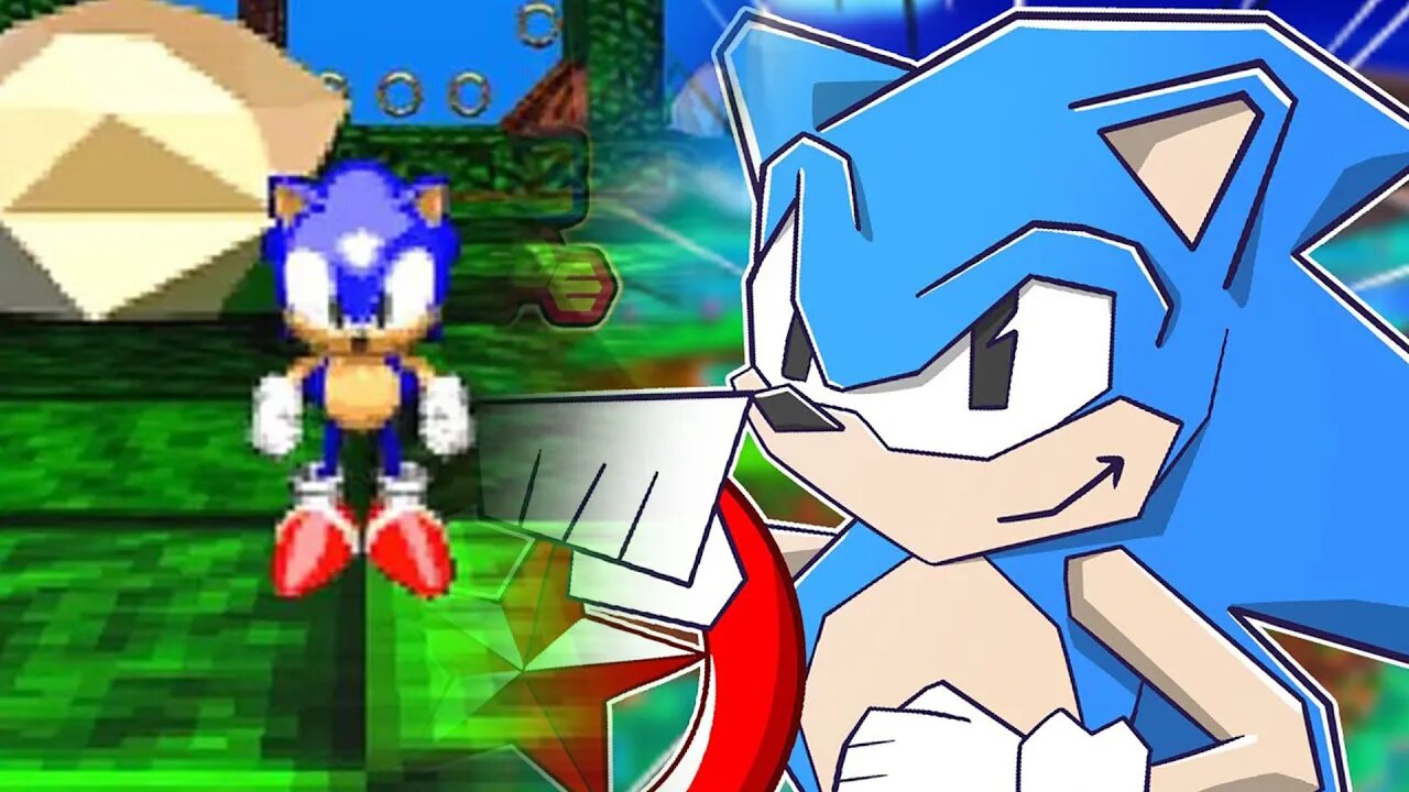 Melhor Jogo 3d do Sonic Classico | SONIC Hexacide #shorts