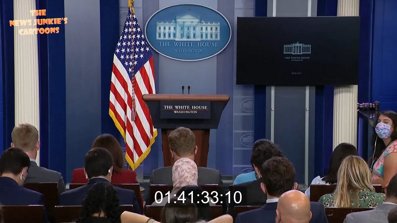 The press had to wait 2 hours in the briefing room until Psaki showed up.
