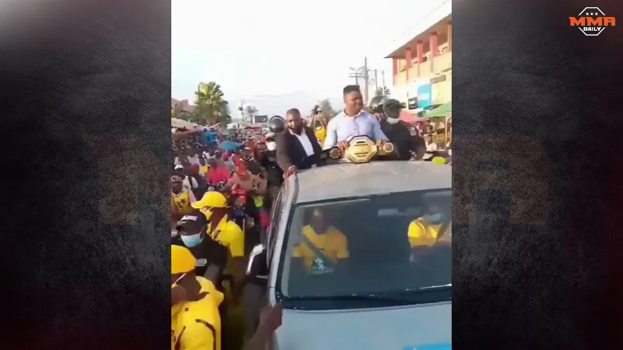 Francis Ngannou returns to Cameroon with the UFC Heavyweight Title