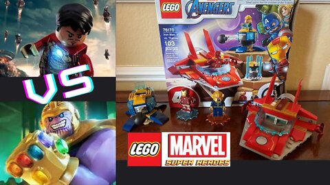 LEGO: Marvel Super Hero Iron Man vs. Thanos 76170 Build and Review!