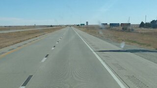 Easy cruising from Colorado into Kansas.