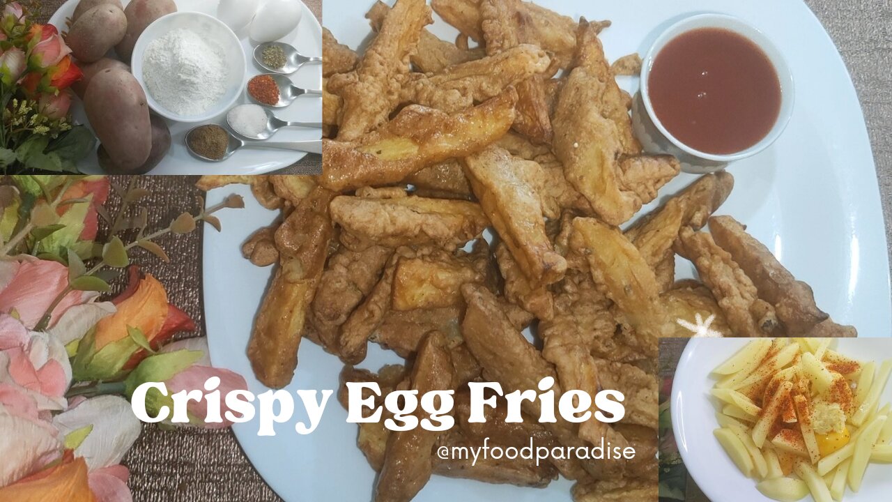 Crispy Egg finger Fries | Crispy Fries | Egg fries | Kids loving snack