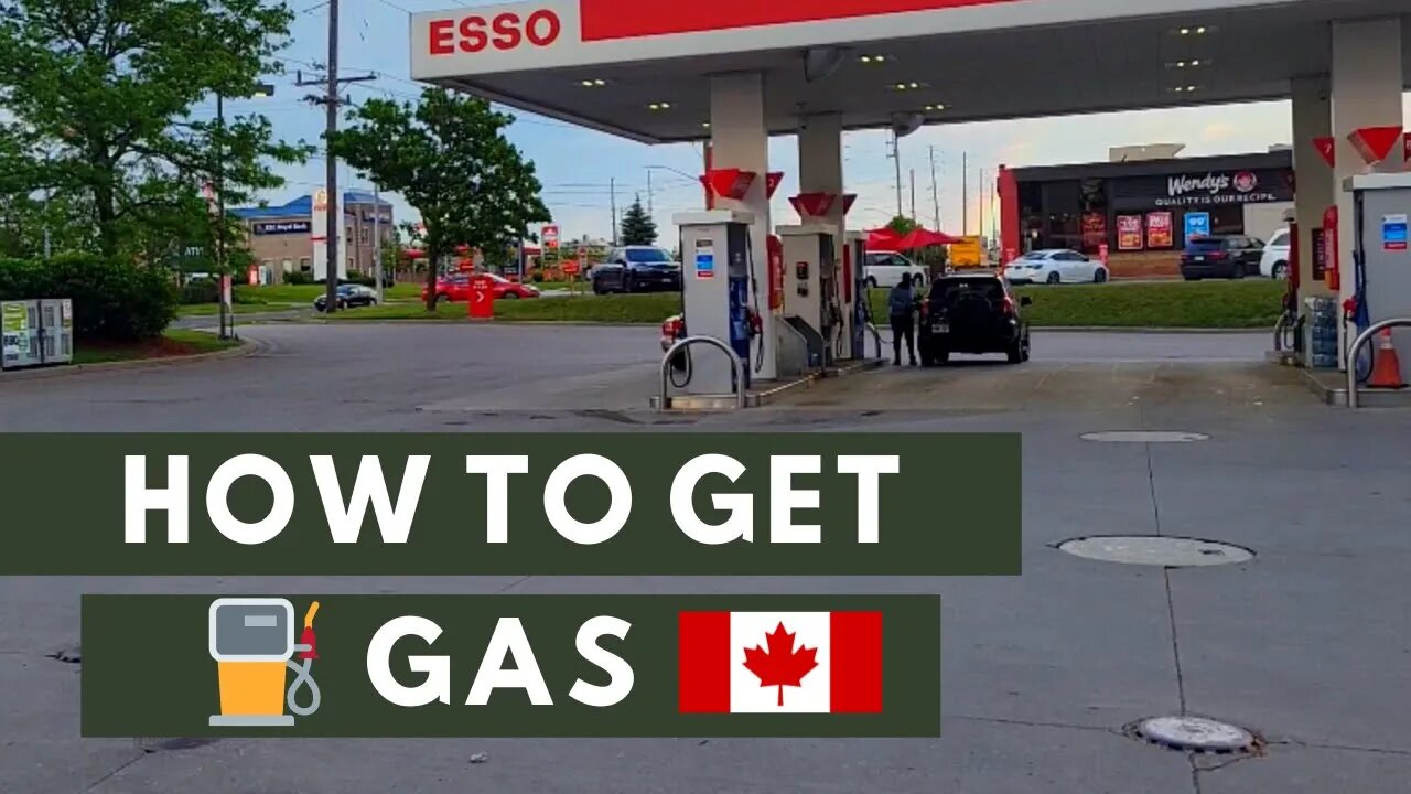 Getting gas in Canada