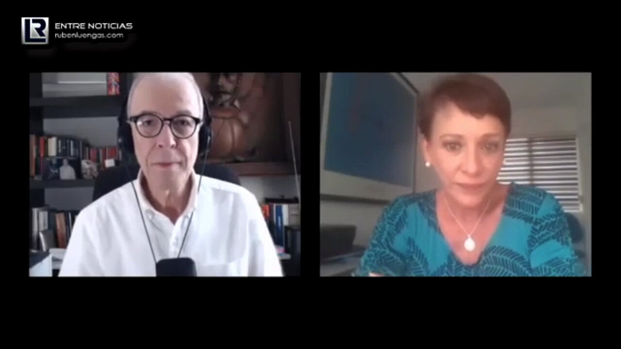 Rubén Luengas con la Doctora Viviane Brunet.