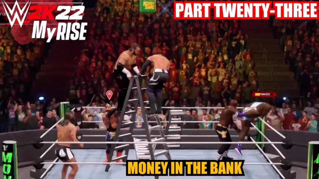 WWE 2K22 MYRISE PART 23 - MONEY IN THE BANK! CASH-IN AND UNIVERSAL CHAMPIONSHIP