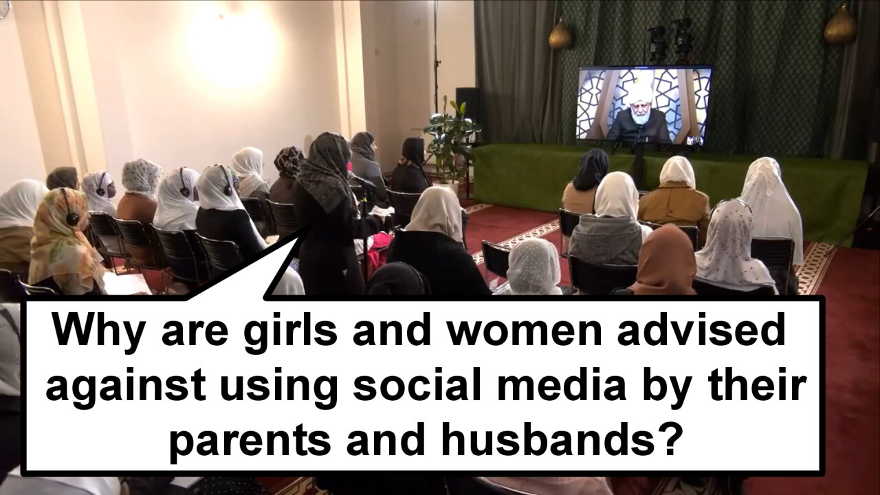 Why are girls and women advised against using social media by their parents and husbands?