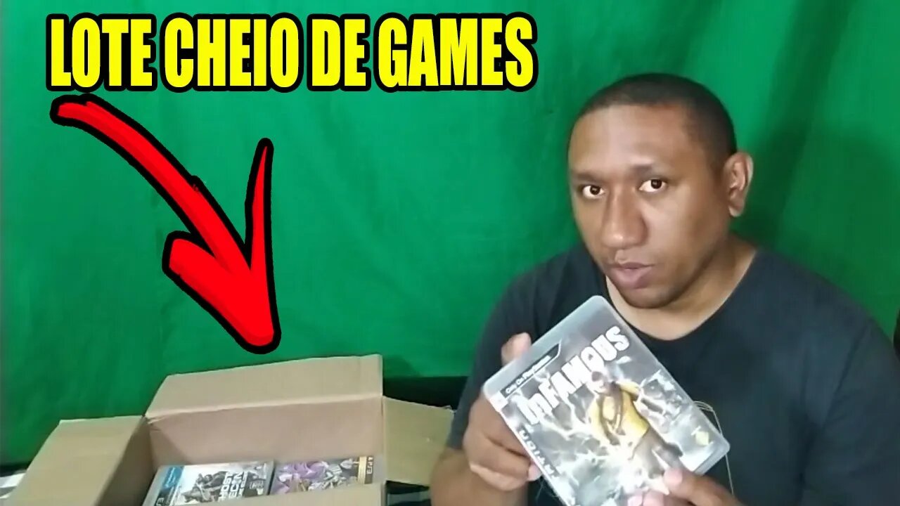 CAÇADA GAMER UM LOTE DE JOGOS