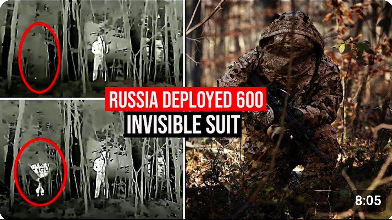 Russian Troops Employ Silhouette-Blurring Stealth Suits by snipers and special forces